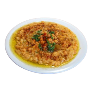 حمص حب بالزيت