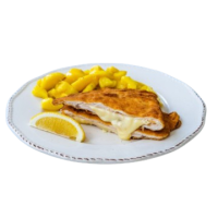 وجبة سكالوب بالجبنة