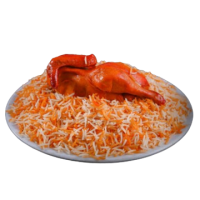 وجبة مندي نصف دجاجة